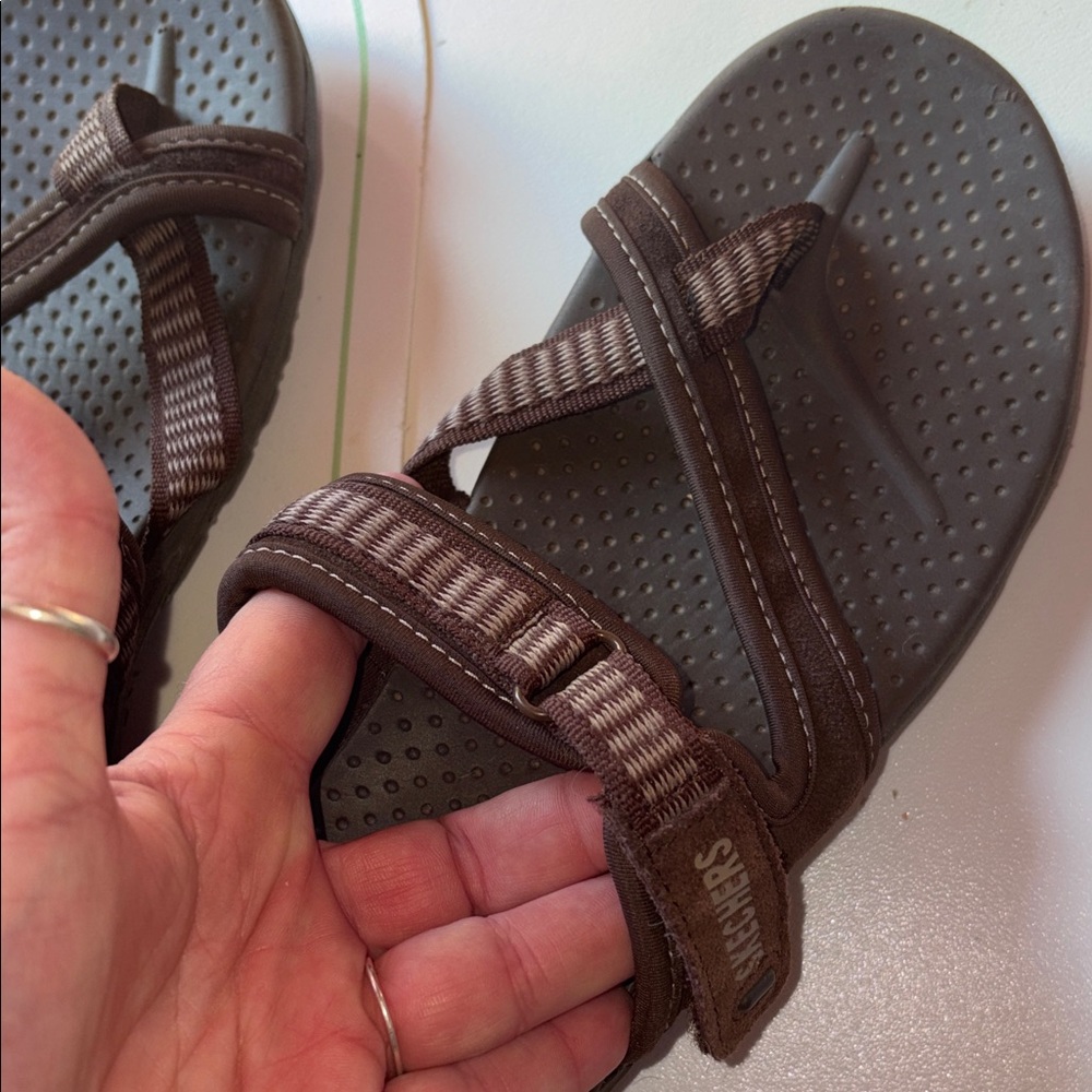 Skechers Women’s Brown  Sandals Size 8 - Picture 7 of 9